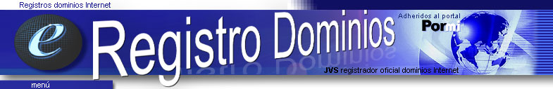 Registro Dominios Internet