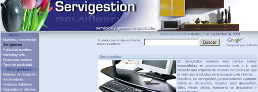 Servigestion registro dominios de decoracion